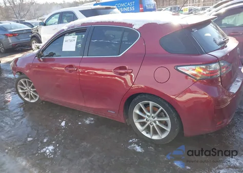 2012 Lexus Ct 200H Premium из США, поврежденный, VIN JTHKD5BH3C2120220